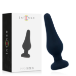 Imagen del artículo erótico INTENSE - ANAL PLUG PIPO S SILICONE NEGRO 9.8 CM de INTENSE ANAL TOYS en la sección JUGUETES BIENESTAR |Anal|Plugs Anales de Millenial Sexshop.
