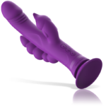 INTENSE - CASANOVA VIBRADOR RABBIT SILICONA TRIPLE MOTOR MORADO - Imagen 4