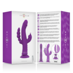 INTENSE - CASANOVA VIBRADOR RABBIT SILICONA TRIPLE MOTOR MORADO - Imagen 6