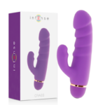 Imagen del artículo erótico INTENSE - CRASS 20 SPEEDS SILICONE LILA de INTENSE FUN en la sección JUGUETES BIENESTAR |Vibradores|Vibradores Rabbit de Millenial Sexshop.