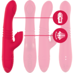 INTENSE - DUA VIBRADOR MULTIFUNCIÓN RECARGABLE UP & DOWN CON LENGUA ROJO - Imagen 2