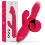 Imagen del artículo erótico INTENSE - DUA VIBRADOR MULTIFUNCIÓN RECARGABLE UP & DOWN CON LENGUA ROJO de INTENSE FUN en la sección JUGUETES BIENESTAR |Vibradores|Vibradores Rabbit de Millenial Sexshop.