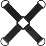 INTENSE - FETISH ENGANCHE MÚLTIPLE PARA MANOS Y PIES DE CUERO VEGANO - Imagen 2