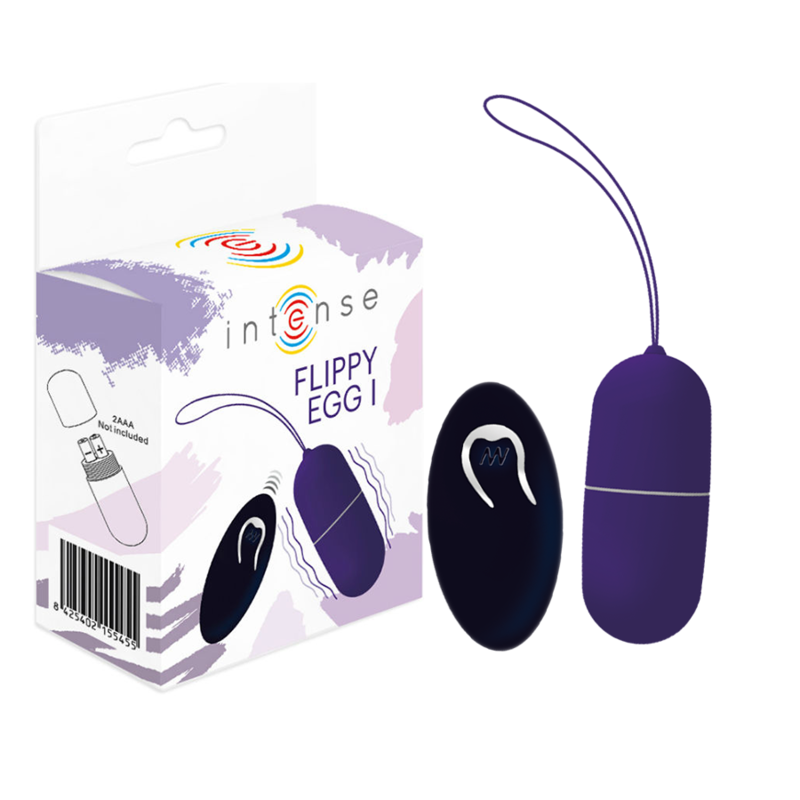 INTENSE - FLIPPY I HUEVO CONTROL REMOTO LILA-MillenialSexshop-INTENSE COUPLES TOYS Imagen del artículo erótico INTENSE - FLIPPY I HUEVO CONTROL REMOTO LILA de INTENSE COUPLES TOYS en la sección JUGUETES BIENESTAR |Vibradores|Vibradores control remoto de Millenial Sexshop.