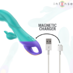 INTENSE - FRED VIBRADOR RABBIT AZUL - Imagen 5