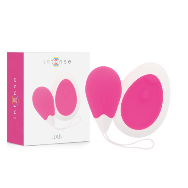 Imagen del artículo erótico INTENSE - JAN HUEVO VIBRADOR CONTROL REMOTO ROSA de INTENSE COUPLES TOYS en la sección JUGUETES BIENESTAR |Vibradores|Vibradores control remoto de Millenial Sexshop.