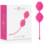 Imagen del artículo erótico INTENSE - KARMY FIT KEGEL SILICONE FUCSIA de INTENSE HEALTH & FUN en la sección JUGUETES BIENESTAR |Juguetes para Mujeres|Bolas Chinas|Bolas Silicona de Millenial Sexshop.