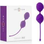 Imagen del artículo erótico INTENSE - KARMY FIT KEGEL SILICONE LILA de INTENSE HEALTH & FUN en la sección JUGUETES BIENESTAR |Juguetes para Mujeres|Bolas Chinas|Bolas Silicona de Millenial Sexshop.
