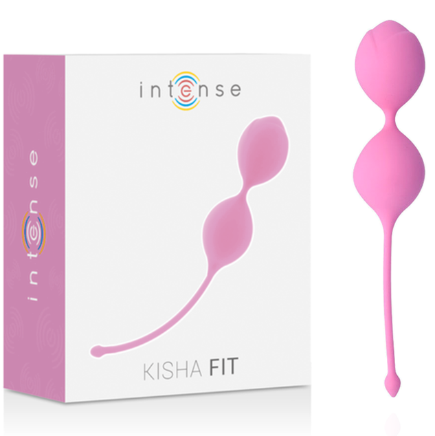 Imagen del artículo erótico INTENSE - KISHA FIT SILICONE KEGEL ROSA de INTENSE HEALTH & FUN en la sección JUGUETES BIENESTAR |Juguetes para Mujeres|Bolas Chinas|Bolas Silicona de Millenial Sexshop.