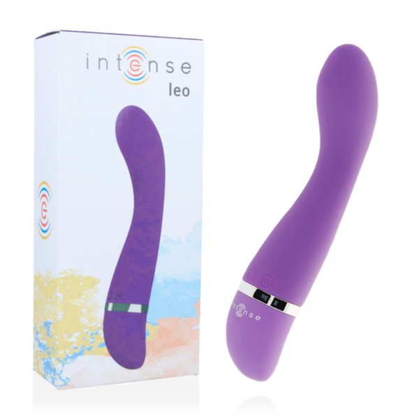 Imagen del artículo erótico INTENSE - LEO VIBRADOR LILA SILICON LUXE de INTENSE FUN en la sección JUGUETES BIENESTAR |Vibradores|Rotadores y vibradores de Millenial Sexshop.