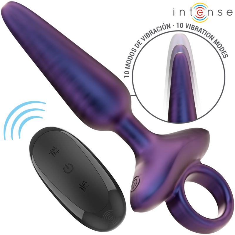 Imagen del artículo erótico INTENSE - MARLON PLUG ANAL VIBRADOR MODELO 4 CONTROL REMOTO de INTENSE ANAL TOYS en la sección JUGUETES BIENESTAR |Anal|Plugs Anales de Millenial Sexshop.