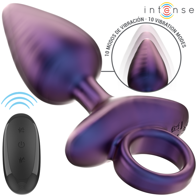 Imagen del artículo erótico INTENSE - MICHAEL PLUG ANAL VIBRADOR MODELO 2 CONTROL REMOTO de INTENSE ANAL TOYS en la sección JUGUETES BIENESTAR |Anal|Plugs Anales de Millenial Sexshop.