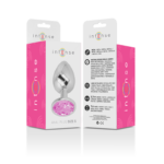 INTENSE - PLUG ANAL METAL ALUMINIO CON CRISTAL ROSA TALLA S - Imagen 6