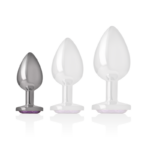 INTENSE - PLUG ANAL METAL ALUMINIO CON CRISTAL VIOLETA TALLA S - Imagen 5