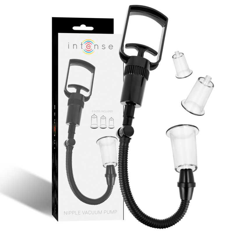 Imagen del artículo erótico INTENSE - PUMP BOMBA PEZONES 3 COPAS INTERCAMBIABLES de INTENSE PUMP en la sección JUGUETES BIENESTAR |Juguetes para Mujeres|Estimuladores de Millenial Sexshop.
