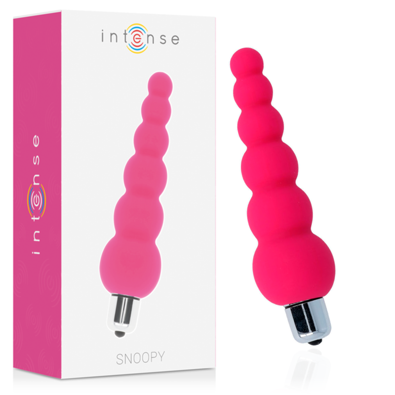 Imagen del artículo erótico INTENSE - SNOOPY 7 SPEEDS SILICONE ROSA INTENSO de INTENSE ANAL TOYS en la sección JUGUETES BIENESTAR |Anal|Vibradores Anales de Millenial Sexshop.