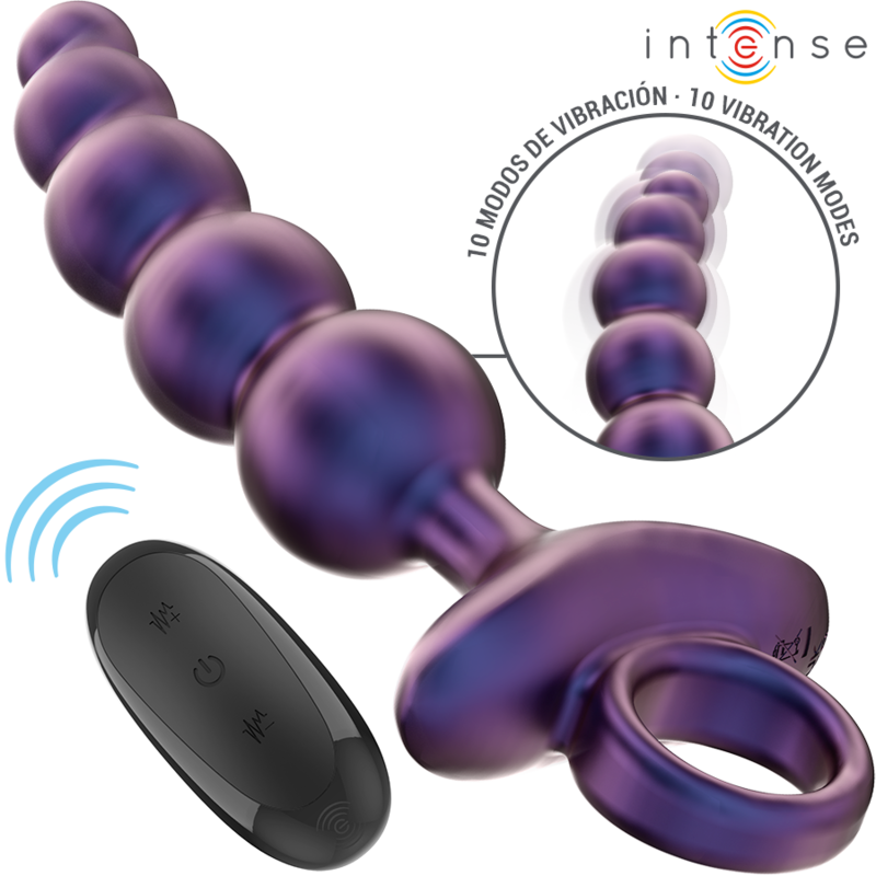 Imagen del artículo erótico INTENSE - TITO PLUG ANAL VIBRADOR MODELO 3 CONTROL REMOTO de INTENSE ANAL TOYS en la sección JUGUETES BIENESTAR |Anal|Vibradores Anales de Millenial Sexshop.
