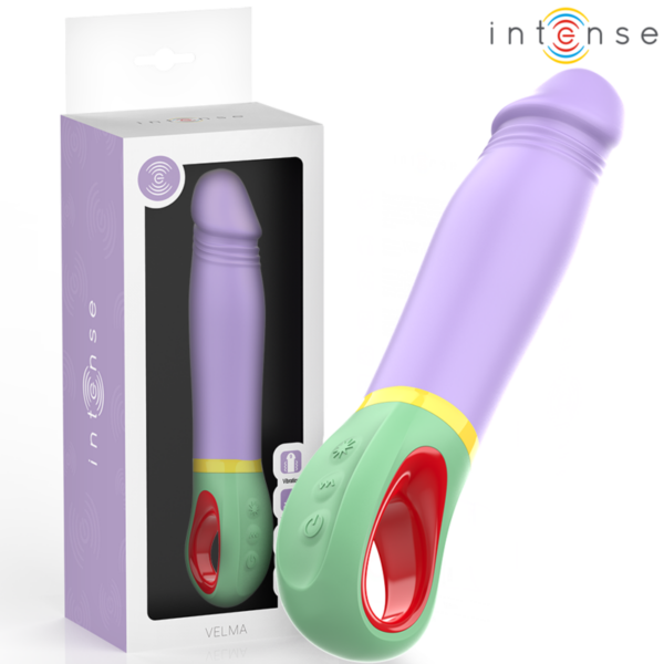 Imagen del artículo erótico INTENSE - VELMA VIBRADOR CLÁSICO MORADO de INTENSE FUN en la sección JUGUETES BIENESTAR |Vibradores|Vibradores Punto G de Millenial Sexshop.