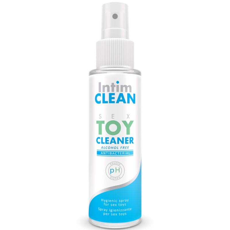 Imagen del artículo erótico INTIMATELINE - INTIMCLEAN TOY CLEANER 100 ML de INTIMATELINE INTIMATELINE en la sección DROGUERÍA |Desinfección  y Mantenimiento |Desinfectante Juguetes de Millenial Sexshop.