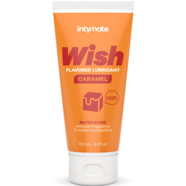 Imagen del artículo erótico INTIMATELINE INTYMATE - WISH CARAMELO LUBRICANTE AROMATIZADO 100 ML de INTIMATELINE INTYMATE en la sección DROGUERÍA |Lubricantes|Con deliciosos Sabores de Millenial Sexshop.