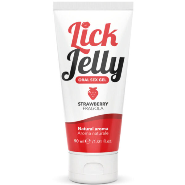 Imagen del artículo erótico INTIMATELINE - LICK JELLY LUBRICANTE FRESA 50 ML de INTIMATELINE INTIMATELINE en la sección DROGUERÍA |Lubricantes|Con deliciosos Sabores de Millenial Sexshop.