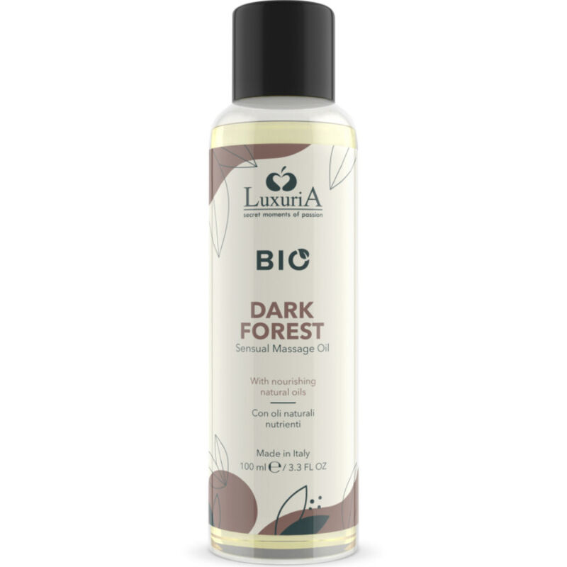 Imagen del artículo erótico INTIMATELINE LUXURIA - BIO ACEITE MASAJE DARK FOREST 100 ML de INTIMATELINE LUXURIA en la sección DROGUERÍA |Para Masajes|Aceites con Sabores de Millenial Sexshop.