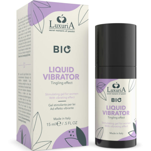 Imagen del artículo erótico INTIMATELINE LUXURIA - BIO GEL ESTIMULANTE PARA ELLA EFECTO VIBRADOR 15 ML de INTIMATELINE LUXURIA en la sección DROGUERÍA |Estimulantes para Ellas|Vibrador Líquido de Millenial Sexshop.
