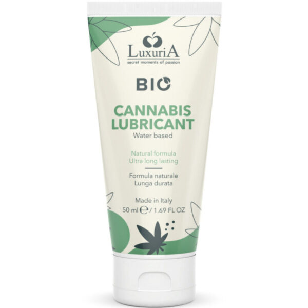 Imagen del artículo erótico INTIMATELINE - LUXURIA  BIO LUBRICANTE CANNABIS BASE AGUA 50 ML de INTIMATELINE LUXURIA en la sección DROGUERÍA |Lubricantes|Con deliciosos Sabores de Millenial Sexshop.