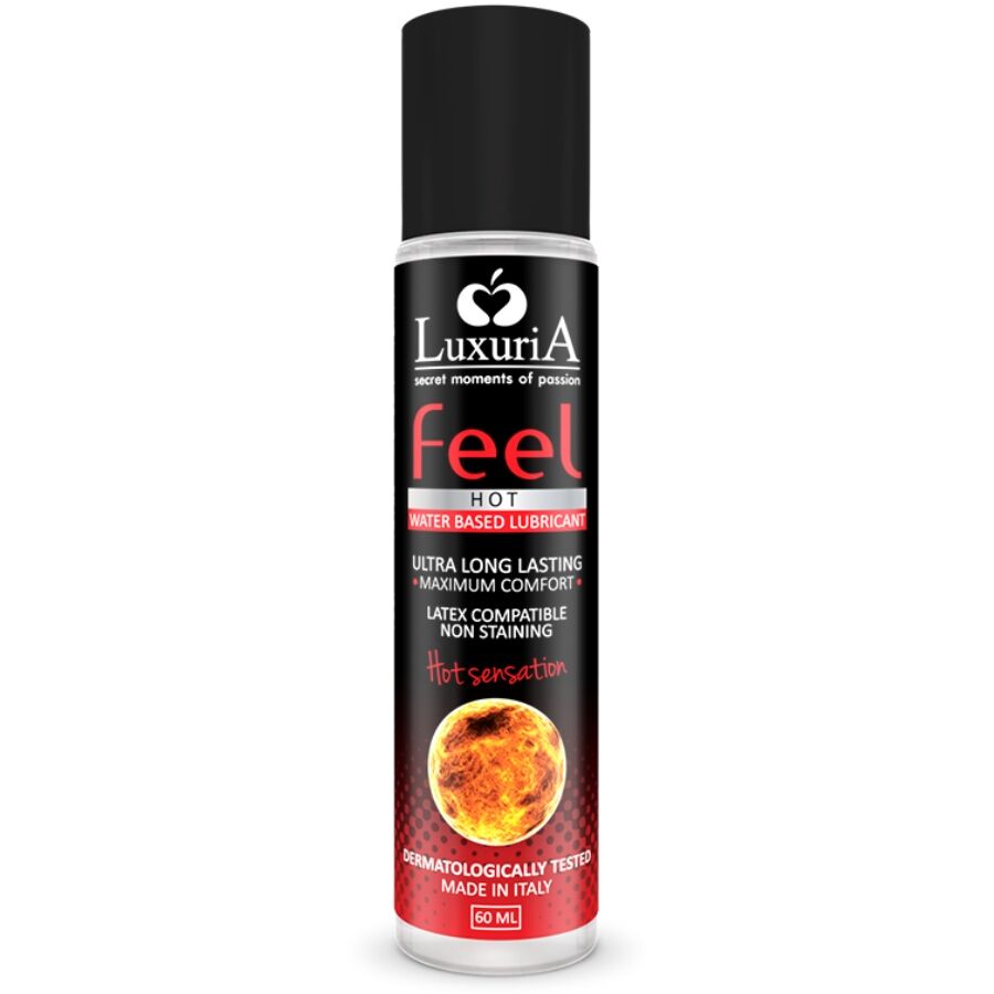 Imagen del artículo erótico INTIMATELINE - LUXURIA FEEL HOT SENSATION LUBRICANTE BASE AGUA EFECTO CALOR 60 ML de INTIMATELINE LUXURIA en la sección DROGUERÍA |Lubricantes|Efecto Calor de Millenial Sexshop.