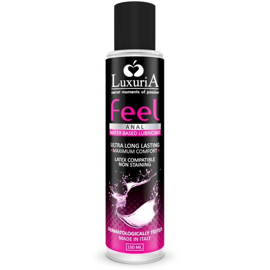 Imagen del artículo erótico INTIMATELINE - LUXURIA FEEL LUBRICANTE BASE AGUA ANAL 150 ML de INTIMATELINE LUXURIA en la sección DROGUERÍA |Lubricantes|Base Agua de Millenial Sexshop.