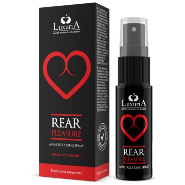Imagen del artículo erótico INTIMATELINE LUXURIA - REAR PLEASURE ANAL SPRAY RELAJANTE ANAL 20 ML de INTIMATELINE LUXURIA en la sección DROGUERÍA |Lubricantes|Anal - Sprays o cremas relajantes de Millenial Sexshop.