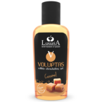 Imagen del artículo erótico INTIMATELINE LUXURIA - VOLUPTAS GEL MASAJE COMESTIBLE EFECTO CALOR - CARAMELO 100 ML de INTIMATELINE LUXURIA en la sección DROGUERÍA |Para Masajes|Con efecto calor de Millenial Sexshop.