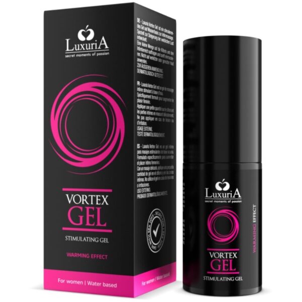 Imagen del artículo erótico INTIMATELINE LUXURIA - VORTEX GEL EFECTO CALOR 30 ML de INTIMATELINE LUXURIA en la sección DROGUERÍA |Lubricantes|Efecto Calor de Millenial Sexshop.
