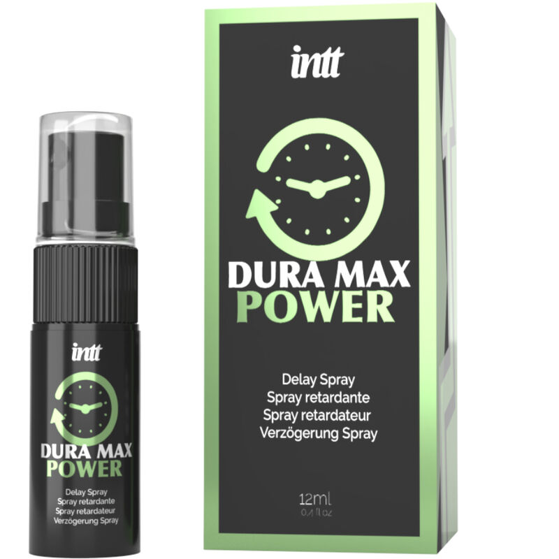 Imagen del artículo erótico INTT - DURA MAX POWER SPRAY RETARDANTE de INTT FOR HIM en la sección DROGUERÍA |Estimulantes para Ellos|Retardantes de Millenial Sexshop.