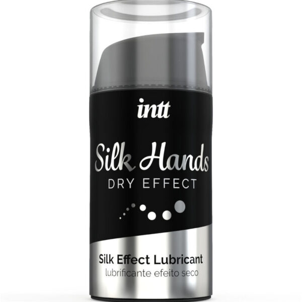 Imagen del artículo erótico INTT LUBRICANTS - SILK HANDS LUBRICANTE FORMULA CONCENTRADA DE SILICONA 15 ML de INTT LUBRICANTS en la sección DROGUERÍA |Lubricantes|Base Silicona de Millenial Sexshop.