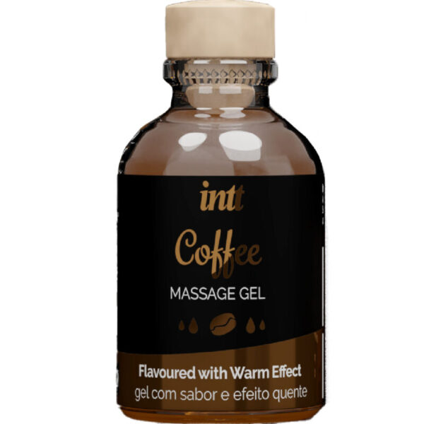 Imagen del artículo erótico INTT MASSAGE & ORAL SEX - GEL DE MASAJE SABOR A CAFÉ EFECTO CALOR de INTT MASSAGE & ORAL SEX en la sección DROGUERÍA |Para Masajes|Con efecto calor de Millenial Sexshop.