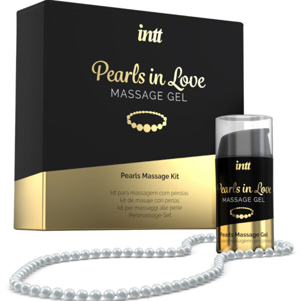 Imagen del artículo erótico INTT MASSAGE & ORAL SEX - PEARLS IN LOVE CON COLLAR DE PERLAS Y GEL DE SILICONA de INTT MASSAGE & ORAL SEX en la sección DROGUERÍA |Para Masajes|Kits de masaje de Millenial Sexshop.