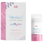 INTT - POTENTE ESTIMULANTE ÍNTIMO GEL VIBRADOR LIQUIDO ALGODÓN DE AZÚCAR 15 ML - Imagen 2