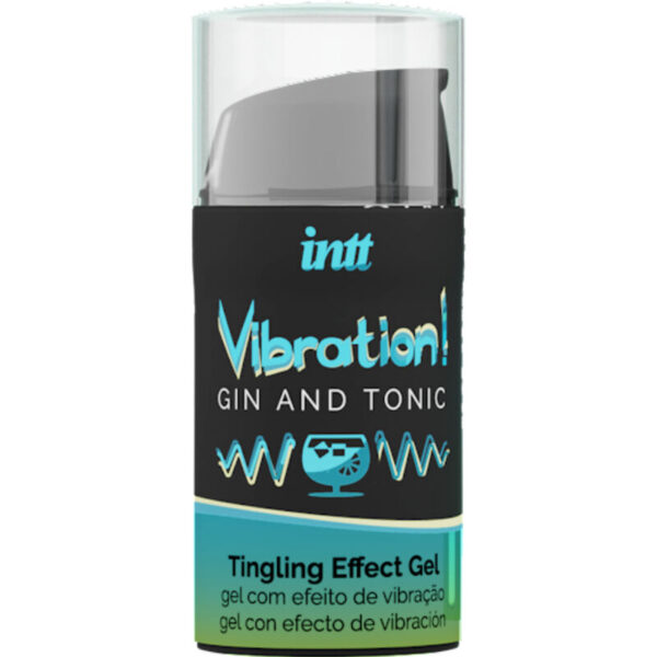 Imagen del artículo erótico INTT - POTENTE ESTIMULANTE ÍNTIMO GEL VIBRADOR LIQUIDO GIN & TONIC 15ML de INTT UNISEX AROUSAL GEL en la sección DROGUERÍA |Estimulantes para Ellas|Intensificador Orgasmos de Millenial Sexshop.