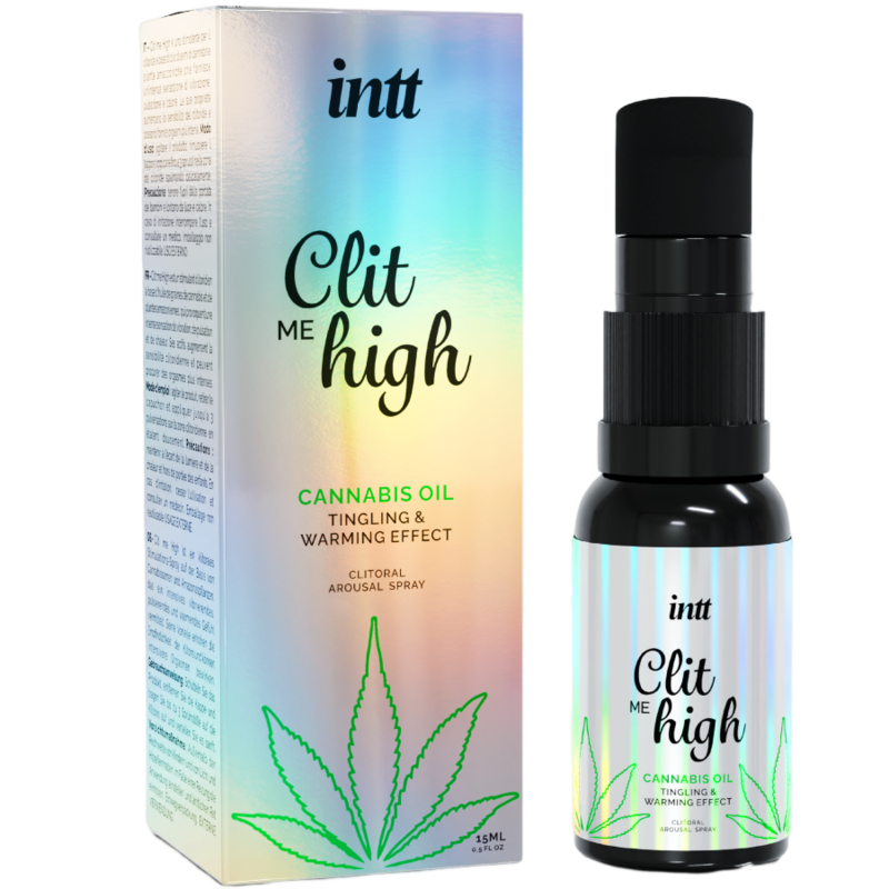 Imagen del artículo erótico INTT RELEASES - CLIT ME HIGH ACEITE CANNABIS 15 ML de INTT RELEASES en la sección DROGUERÍA |Estimulantes para Ellas|Intensificador Orgasmos de Millenial Sexshop.
