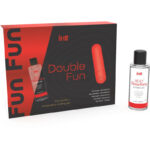 INTT RELEASES - DOUBLE FUN KIT CON BALA VIBRADORA Y GEL DE MASAJE FRESA - Imagen 2