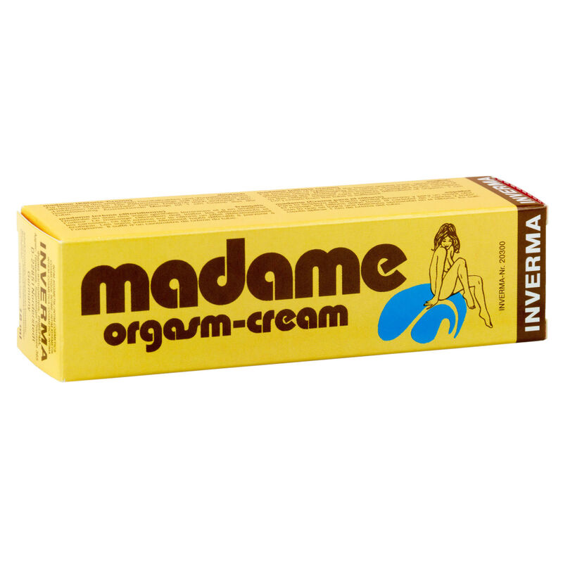 Imagen del artículo erótico INVERMA - MADAME CREMA ORGASMICA de INVERMA en la sección DROGUERÍA |Estimulantes para Ellas|Intensificador Orgasmos de Millenial Sexshop.
