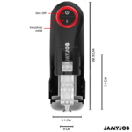 JAMYJOB - GRAVITY MASTURBADOR VAGINA AUTOMÁTICO 5 MODOS DE EMPUJE Y EFECTO SONIDO - Imagen 3