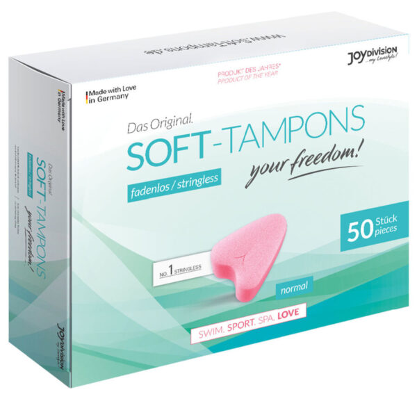 Imagen del artículo erótico JOYDIVISION SOFT-TAMPONS - TAMPONES ORIGINALES LOVE / 50UDS de JOYDIVISION SOFT-TAMPONS en la sección DROGUERÍA |Tampón higiénico de Millenial Sexshop.