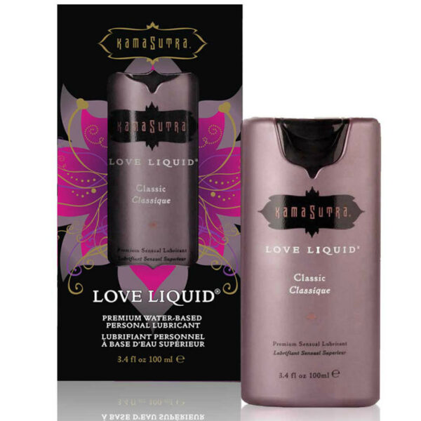 Imagen del artículo erótico KAMASUTRA - LUBRICANTE LOVE LIQUID 100ML de KAMASUTRA  COSMETICS en la sección DROGUERÍA |Lubricantes|Base Agua de Millenial Sexshop.