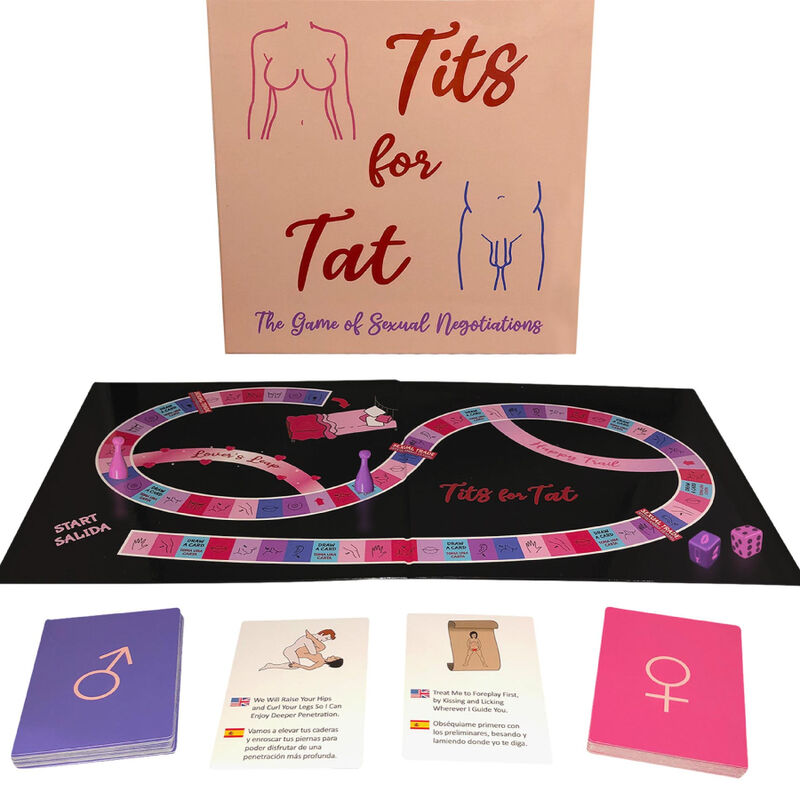 KHEPER GAMES - TITS FOR TAT-MillenialSexshop-KHEPER GAMES Imagen del artículo erótico KHEPER GAMES - TITS FOR TAT de KHEPER GAMES en la sección JUEGOS |Juegos de mesa de Millenial Sexshop.