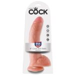 Imagen del artículo erótico KING COCK - 9 PENE REALÍSTICO NATURAL 22.9 CM de KING COCK en la sección JUGUETES BIENESTAR |Dildos sin Vibración|Penes realisticos de Millenial Sexshop.