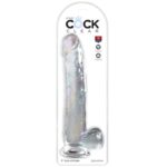 KING COCK - CLEAR DILDO CON TESTÍCULOS 24.8 CM TRANSPARENTE - Imagen 2