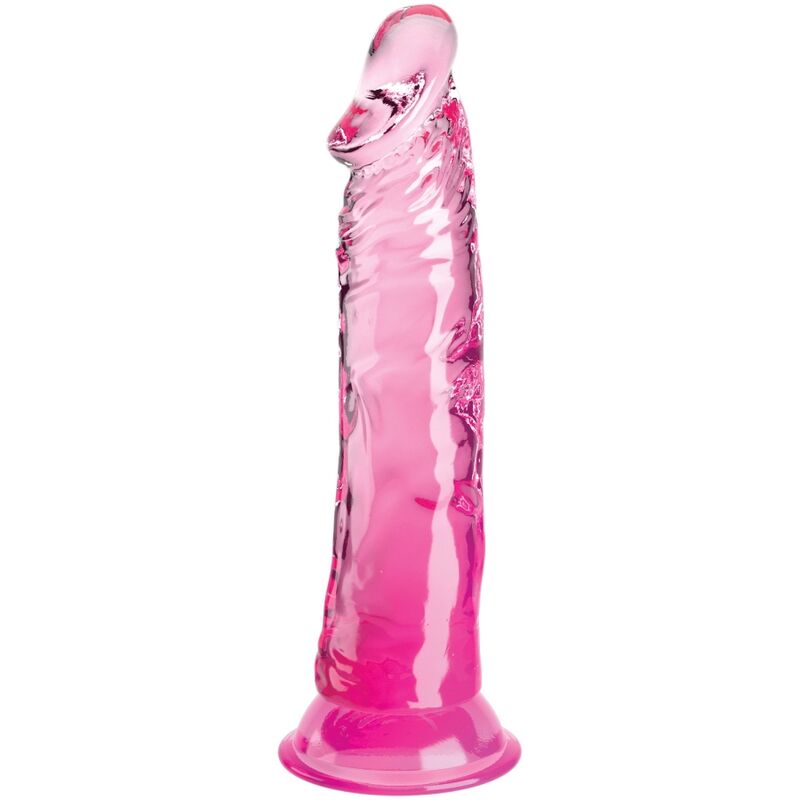 Imagen del artículo erótico KING COCK - CLEAR PENE REALÍSTICO 19.7 CM ROSA de KING COCK en la sección JUGUETES BIENESTAR |Dildos sin Vibración|Dildos para Arneses de Millenial Sexshop.