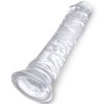 KING COCK - CLEAR PENE REALÍSTICO 19.7 CM TRANSPARENTE - Imagen 3